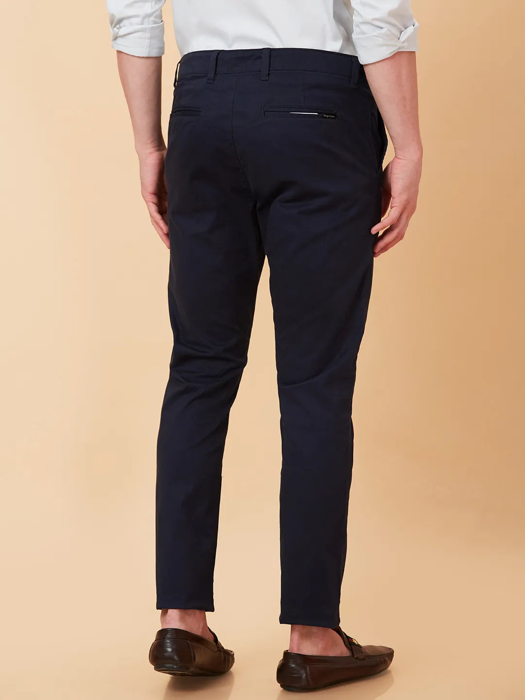 Being Human Clothing Men Slim  Fit Non Denim-Indigo
