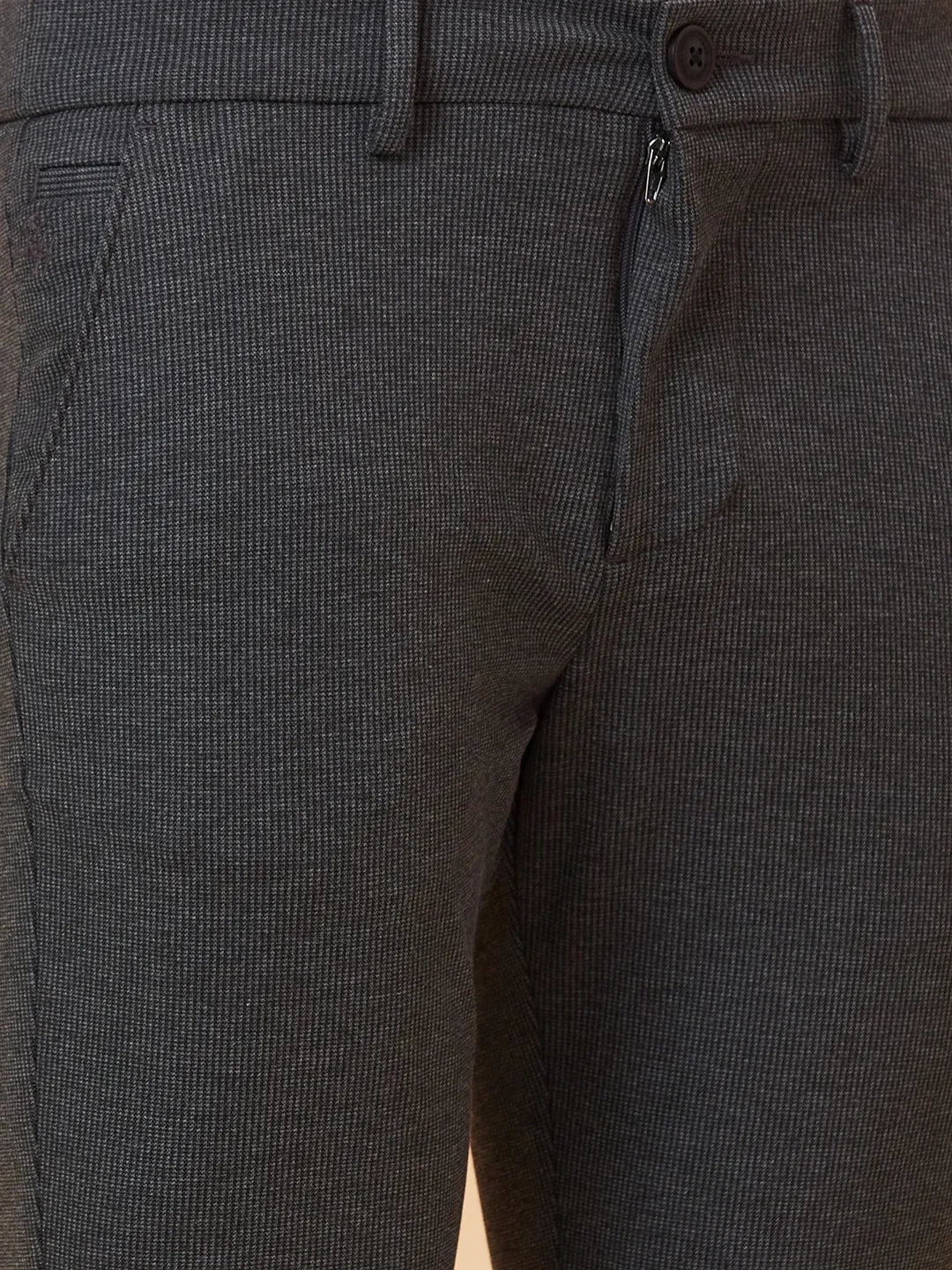 Being Human Clothing Men Cropped Fit Non Denim-Black