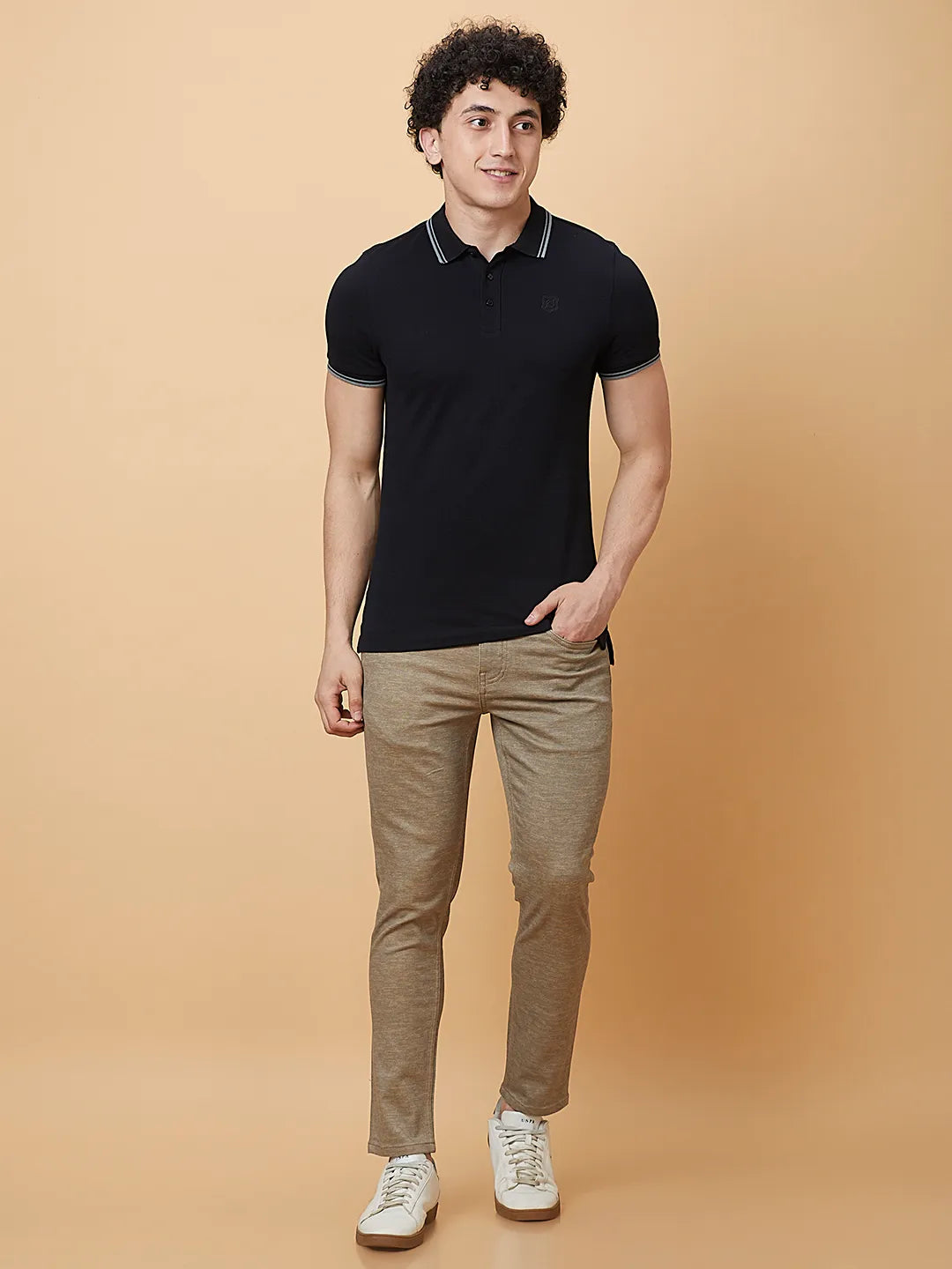 Being Human Clothing Mens-Bottom Chino Beige