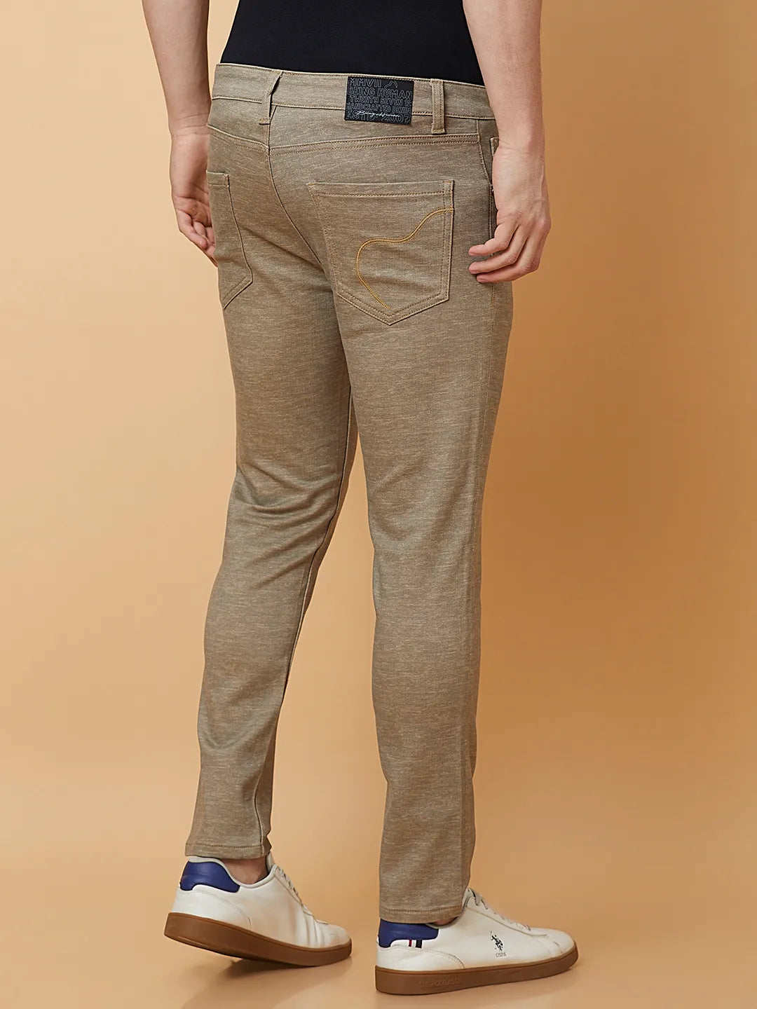 Being Human Clothing Mens-Bottom Chino Beige