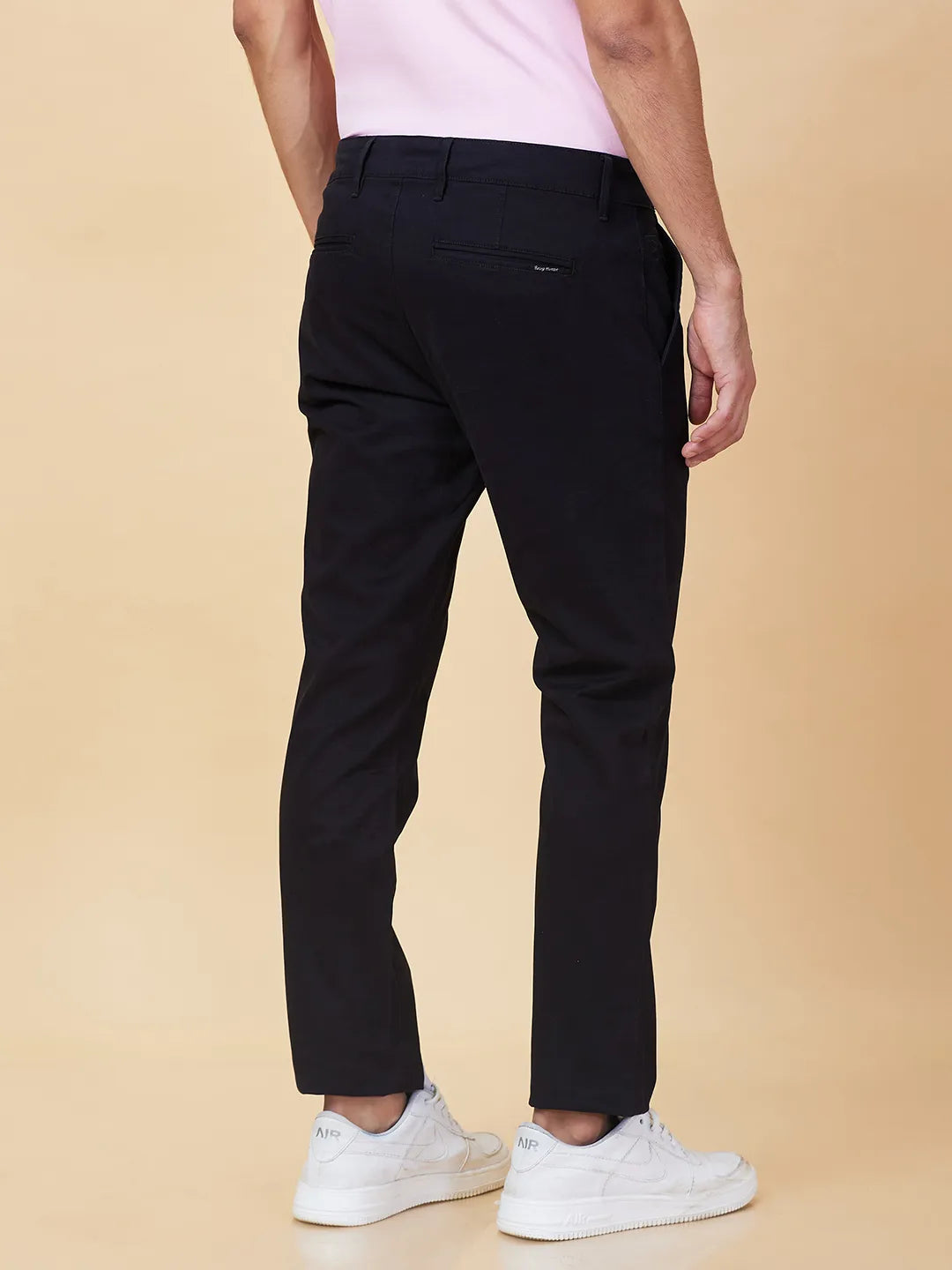 Being Human Clothing Mens-Bottom Chino Black