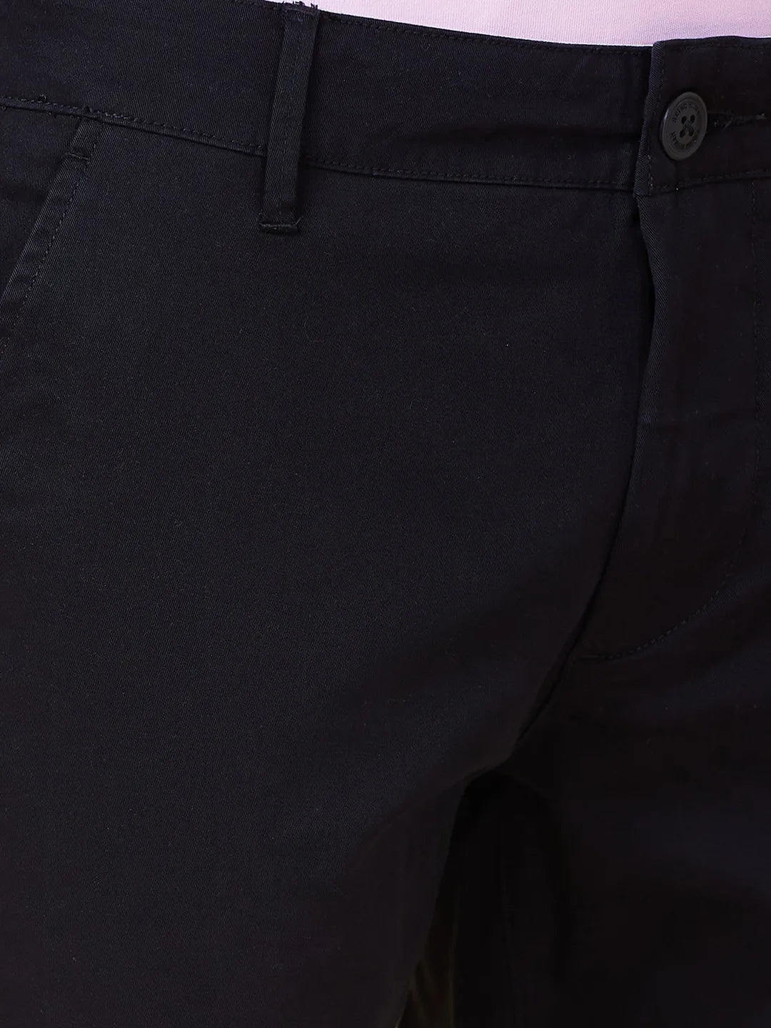 Being Human Clothing Mens-Bottom Chino Black
