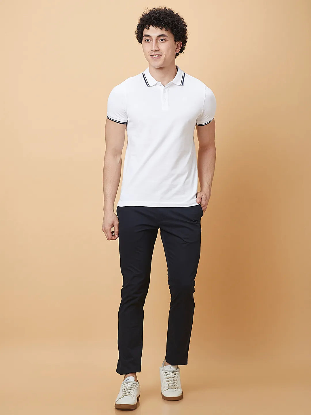 Being Human Clothing Mens-Bottom Chino Dk.Navy