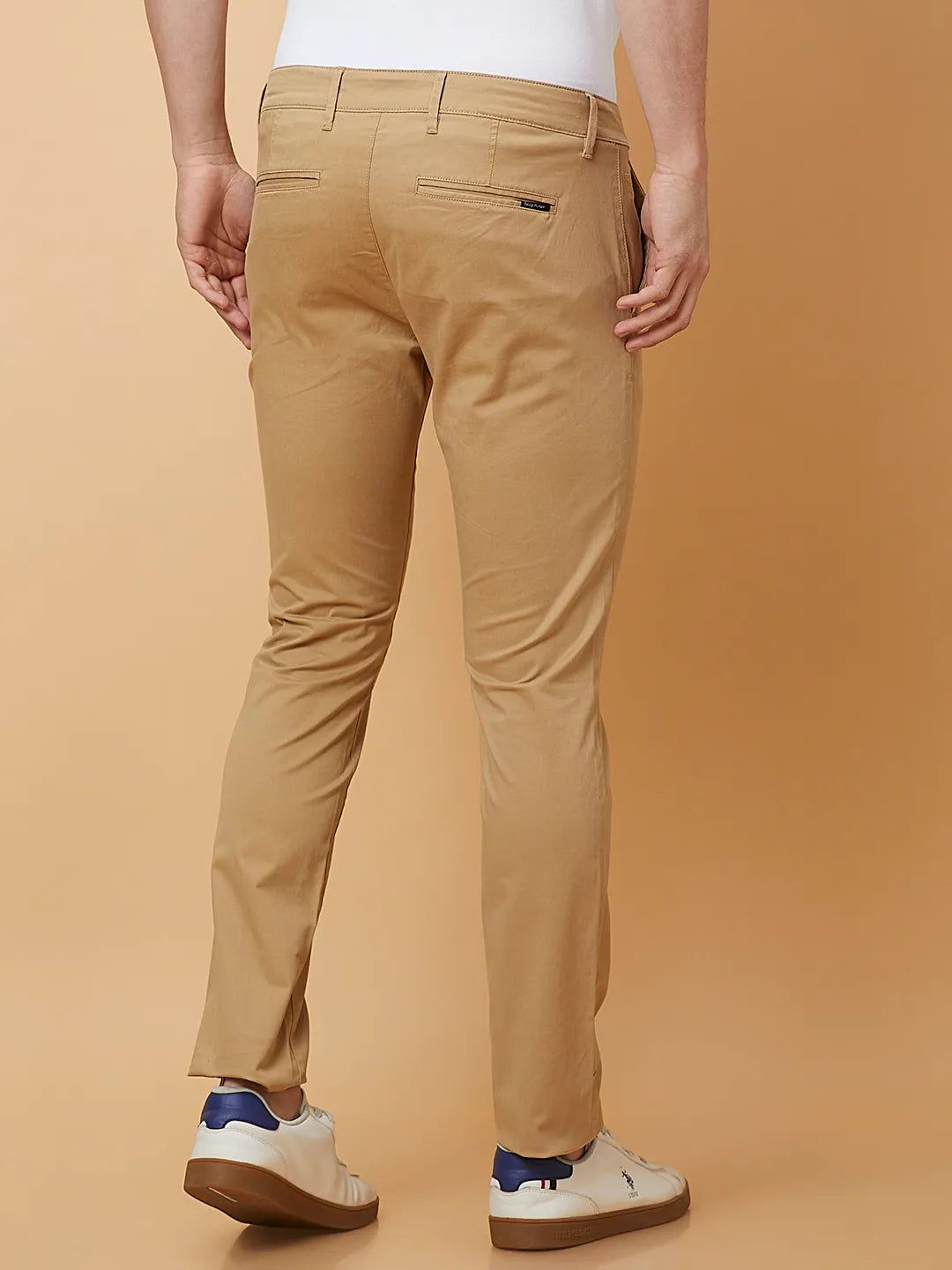 Being Human Clothing Mens-Bottom Chino Khaki