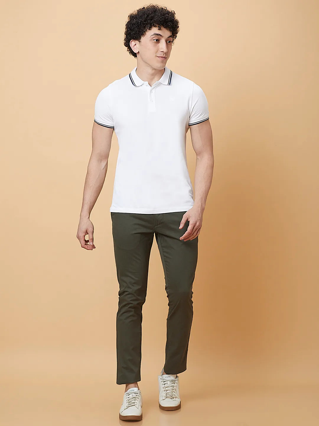 Being Human Clothing Mens-Bottom Chino Military Green