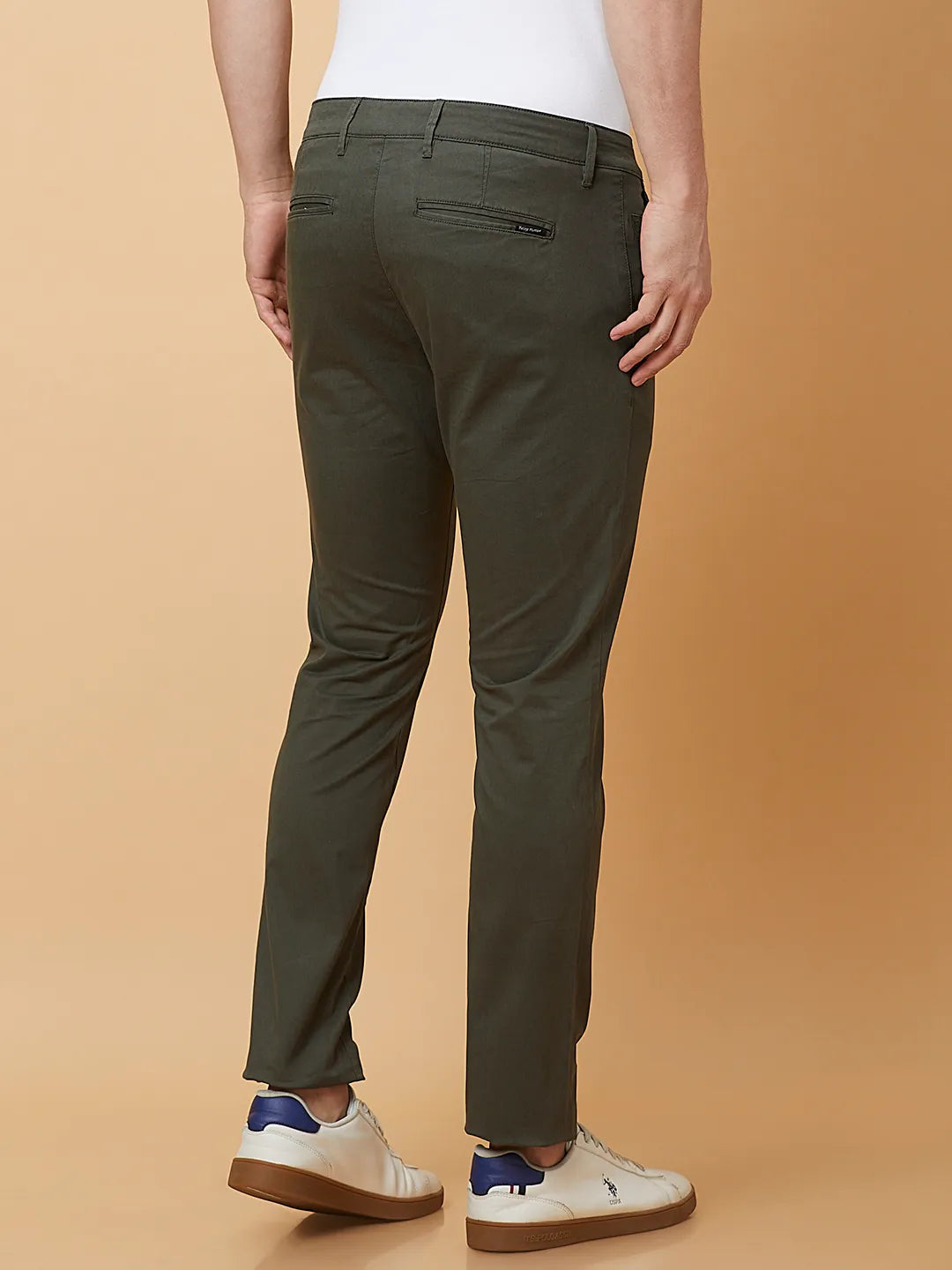 Being Human Clothing Mens-Bottom Chino Military Green