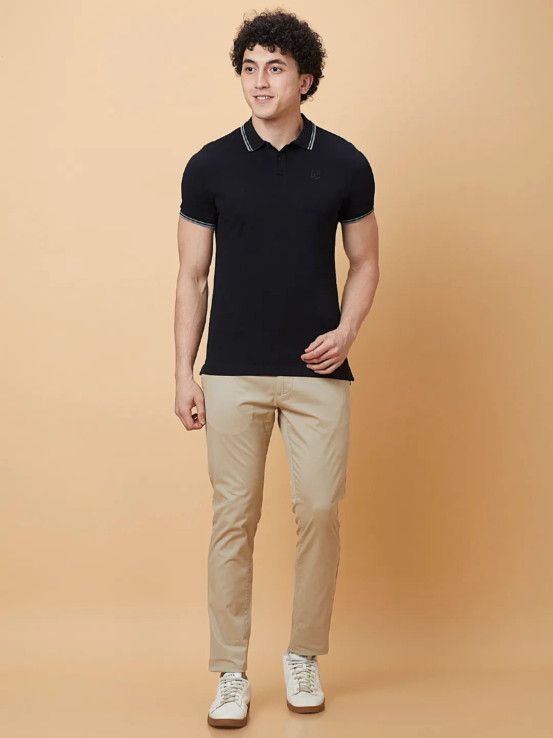 Being Human Clothing Mens-Bottom Chino Stone