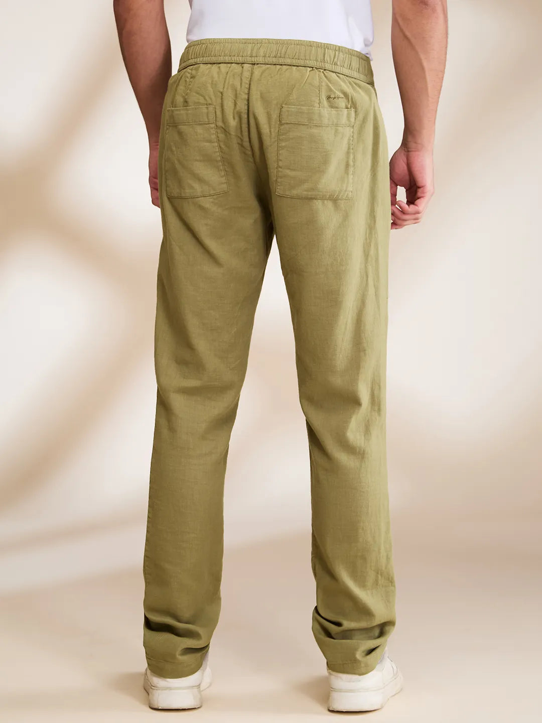 Being Human Clothing Mens-Bottom Chino Olive