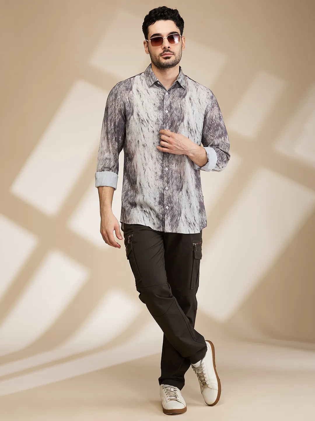 Being Human Clothing Mens-Bottom Cargo Green