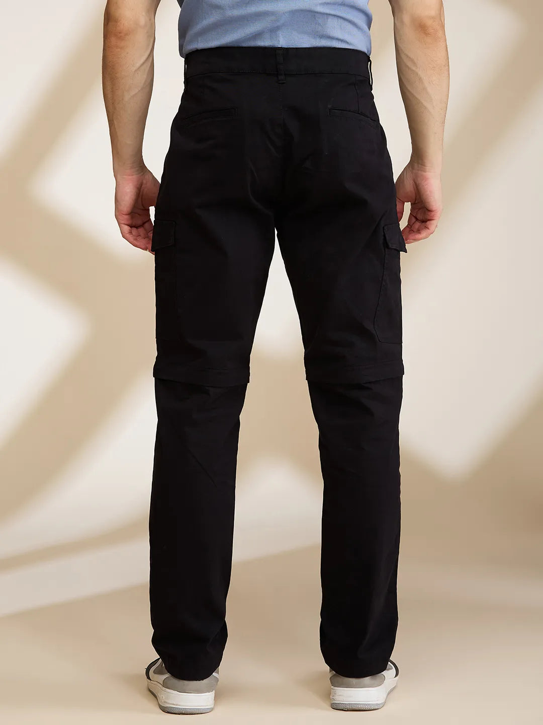 Being Human Clothing Mens-Bottom Cargo Black