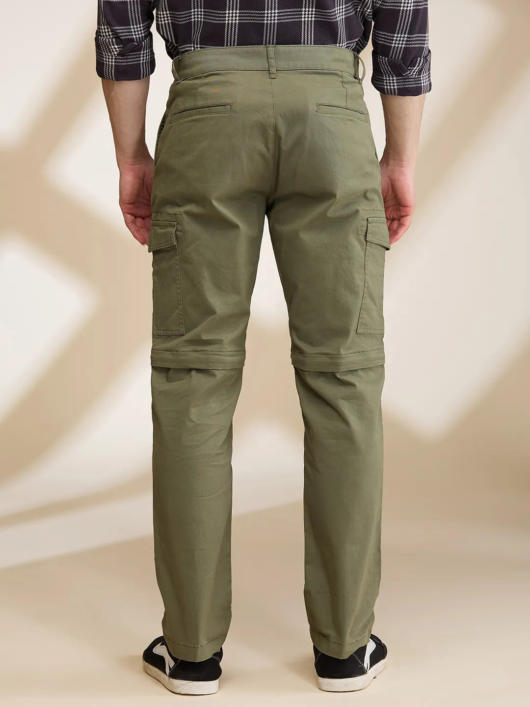Being Human Clothing Mens-Bottom Cargo Olive