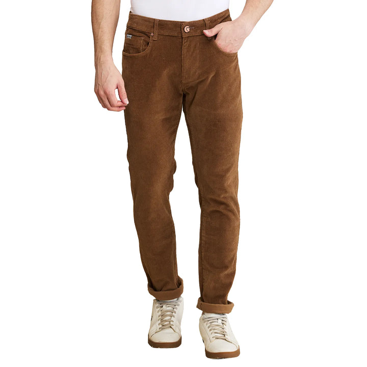 Orange Krypton-Straight Fit Denims for Men by Being Human Clothing