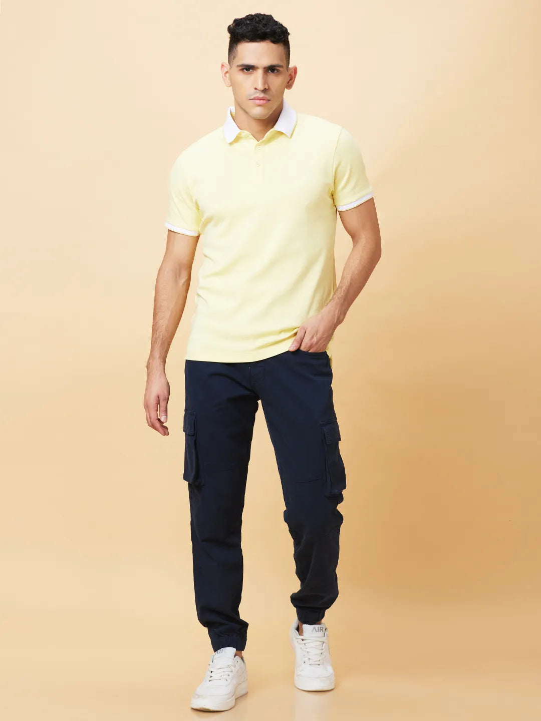 Being Human Clothing Mens-Bottom Joggers Navy