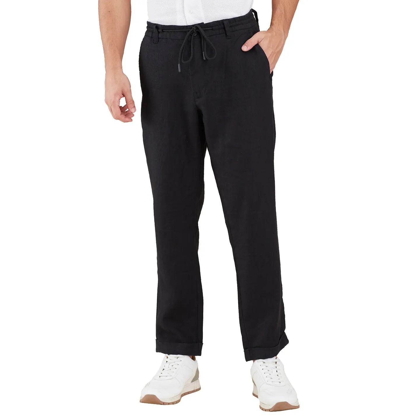 Grey Cropped Fit Men's Chinos by Being Human Clothing