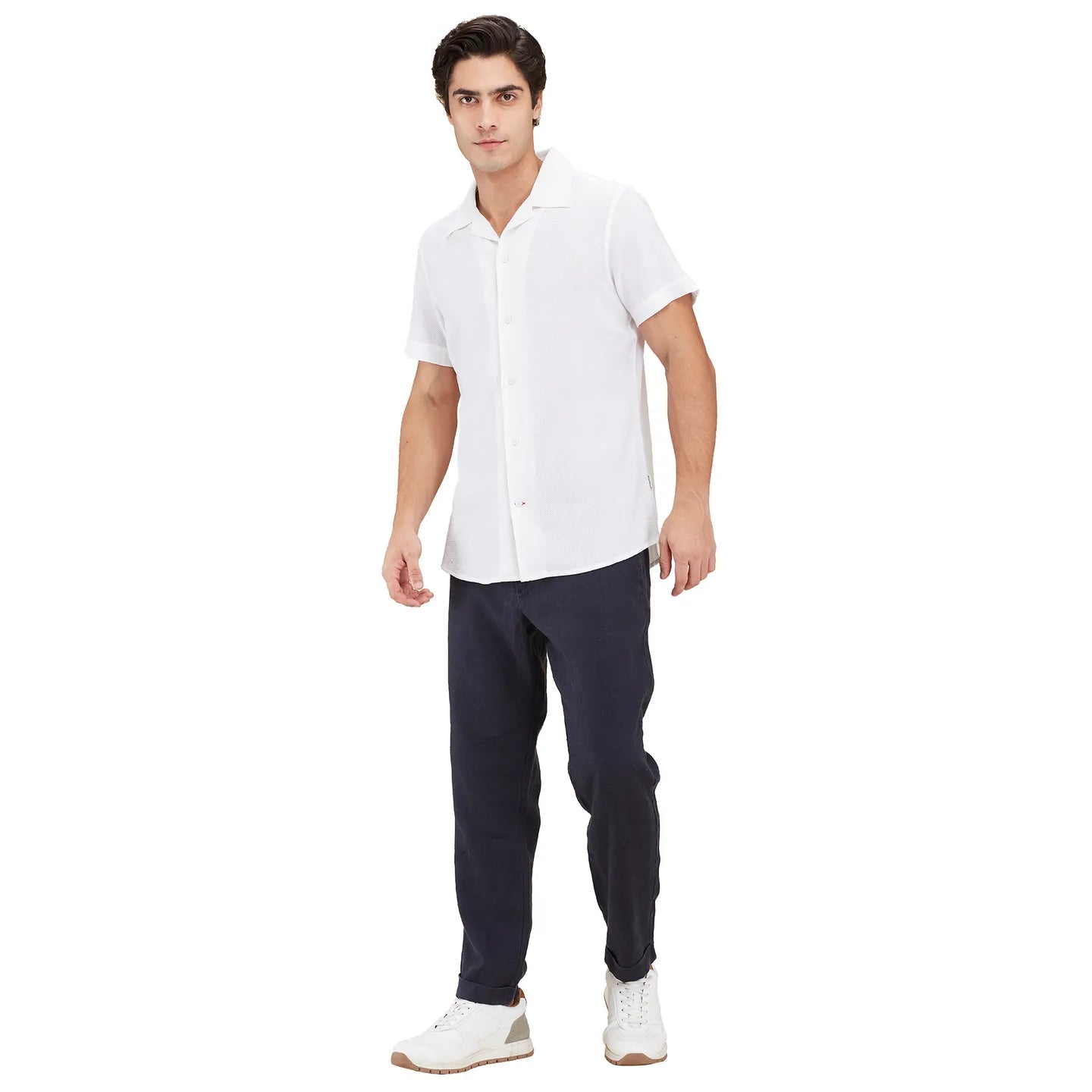 Being Human Clothing Men Blue Solid Chino