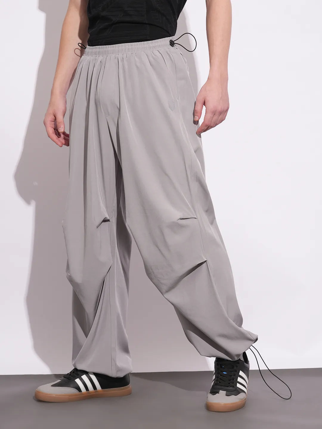 Grey Easy Fit Chinos For Men By Being Human Clothing