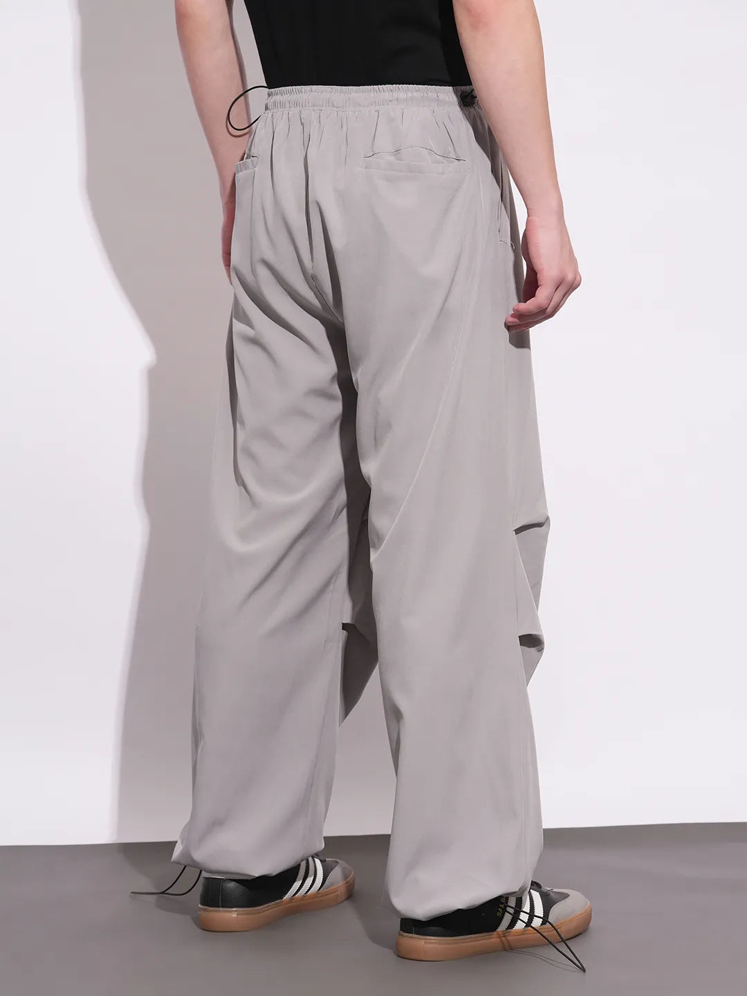 Grey Easy Fit Chinos For Men By Being Human Clothing