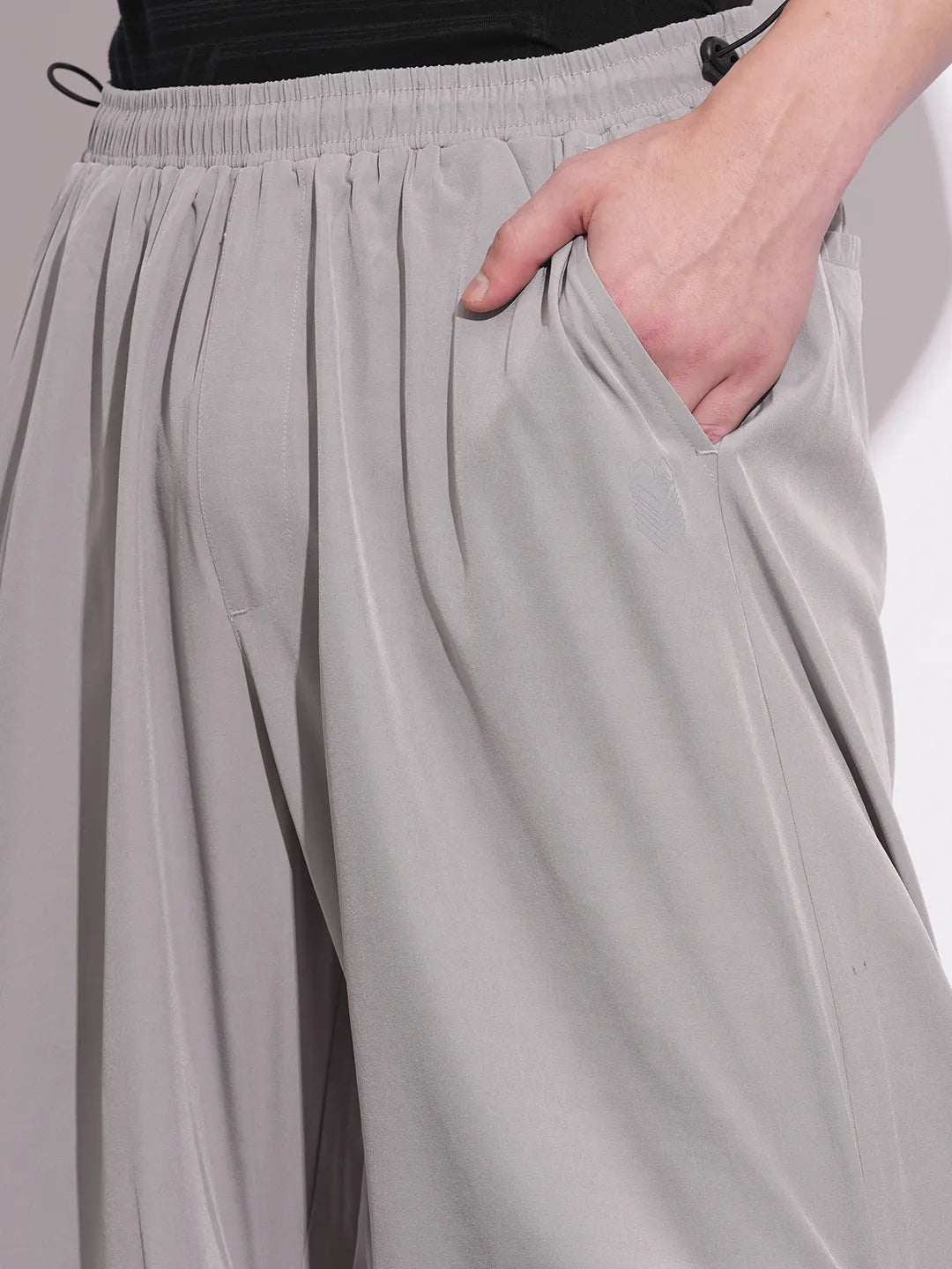 Grey Easy Fit Chinos For Men By Being Human Clothing