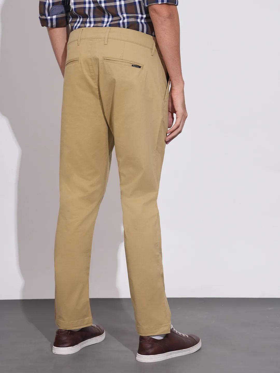 Being Human Khaki Slim Fit Chinos For Men