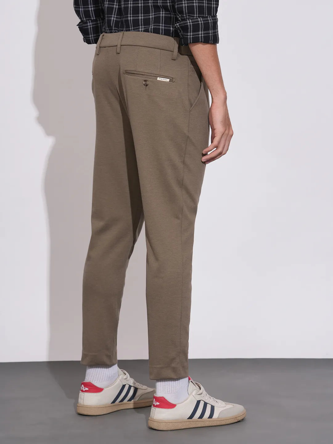 Being Human Khaki Slim Fit Chinos For Men