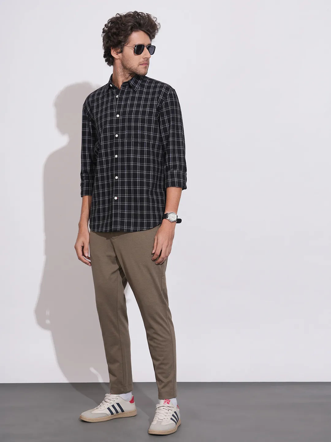 Being Human Khaki Slim Fit Chinos For Men