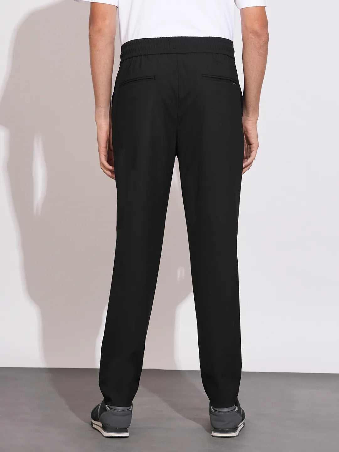 Being Human Black Slim Fit Chinos For Men