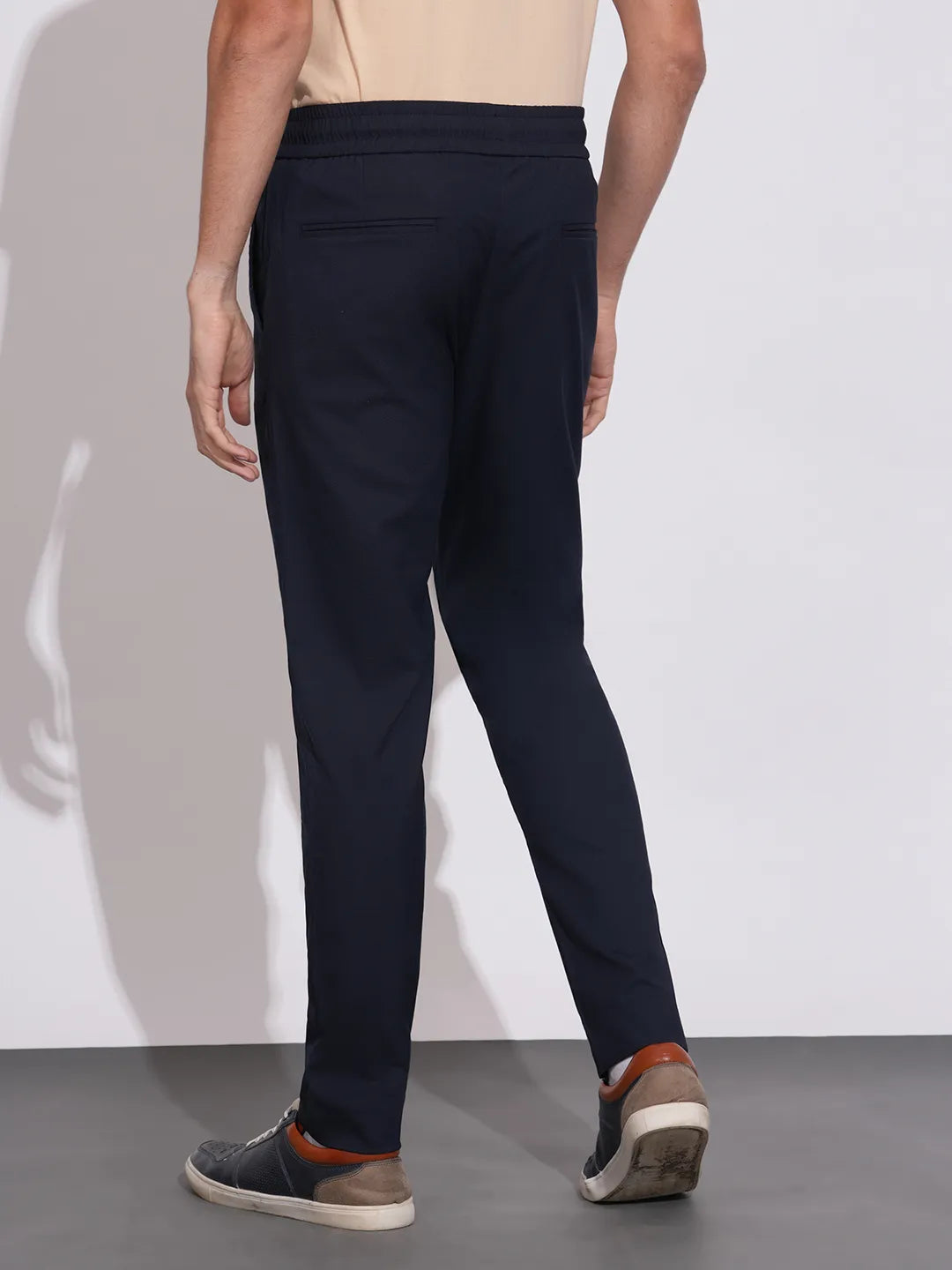 Being Human Navy Slim Fit Chinos For Men