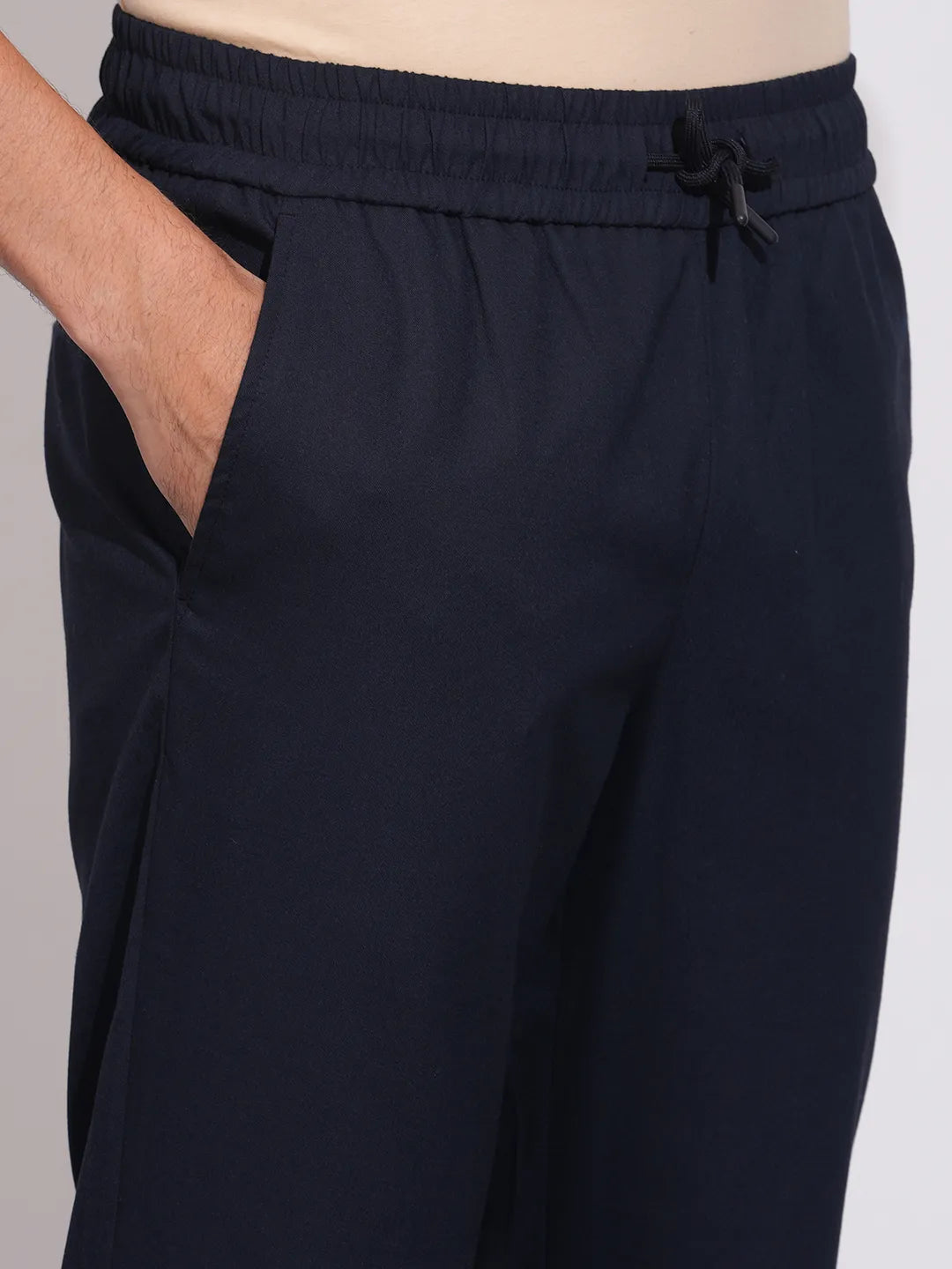 Being Human Navy Slim Fit Chinos For Men