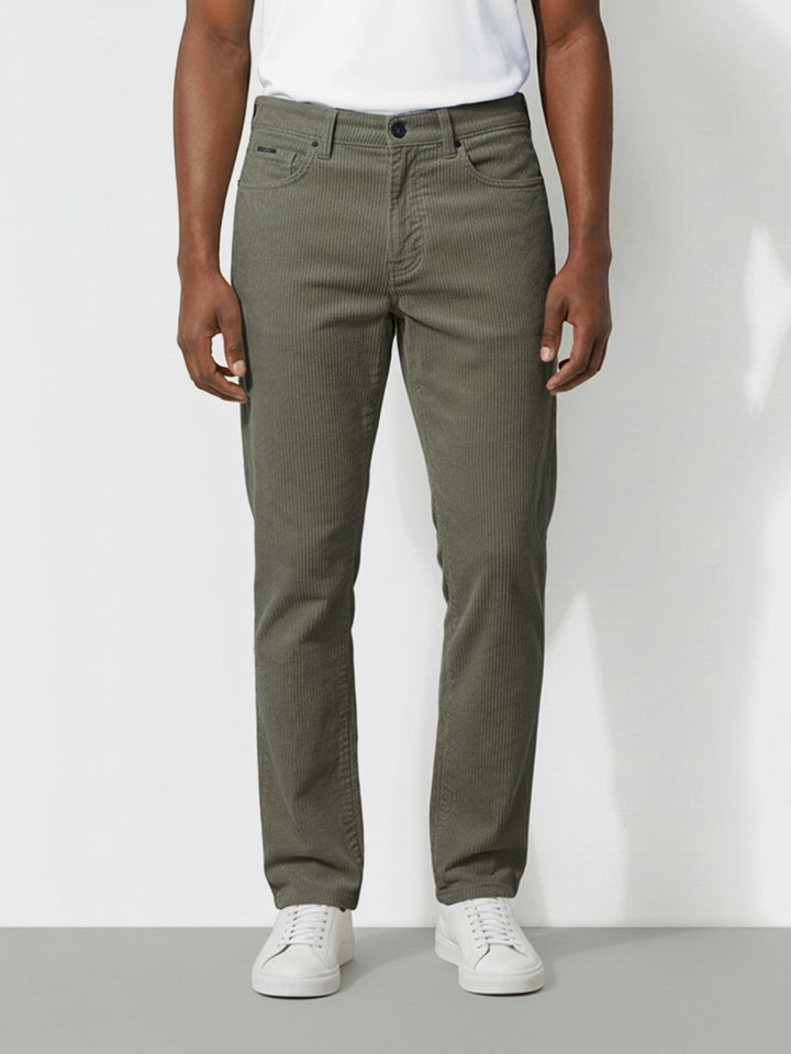 Green Krypton-Straight Fit Denims for Men