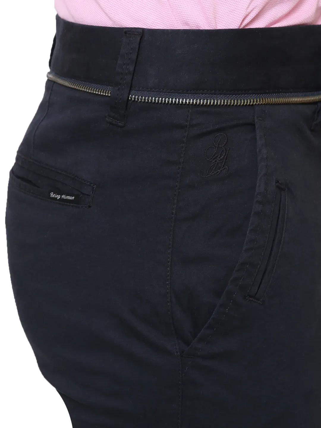 Being Human Clothing Men Regular Fit Chino-Black