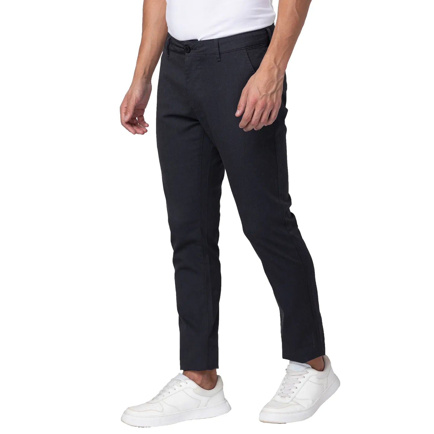 Being Human Clothing Men Slim Fit Chino-Charcoal