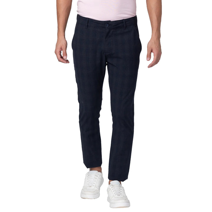 Blue Slim Straight Fit Men's Chinos by Being Human Clothing