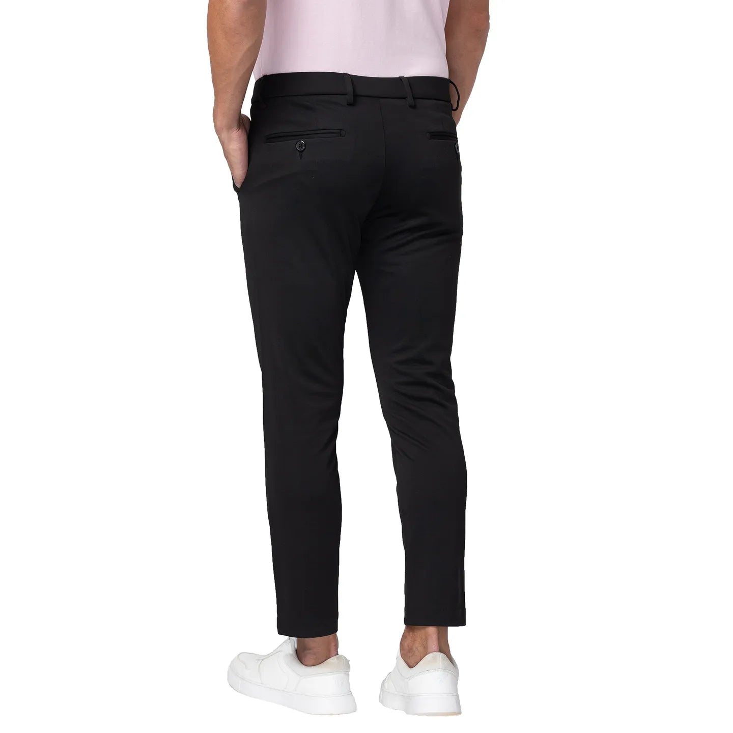 Being Human Clothing Men Cropped Fit Chino-Black