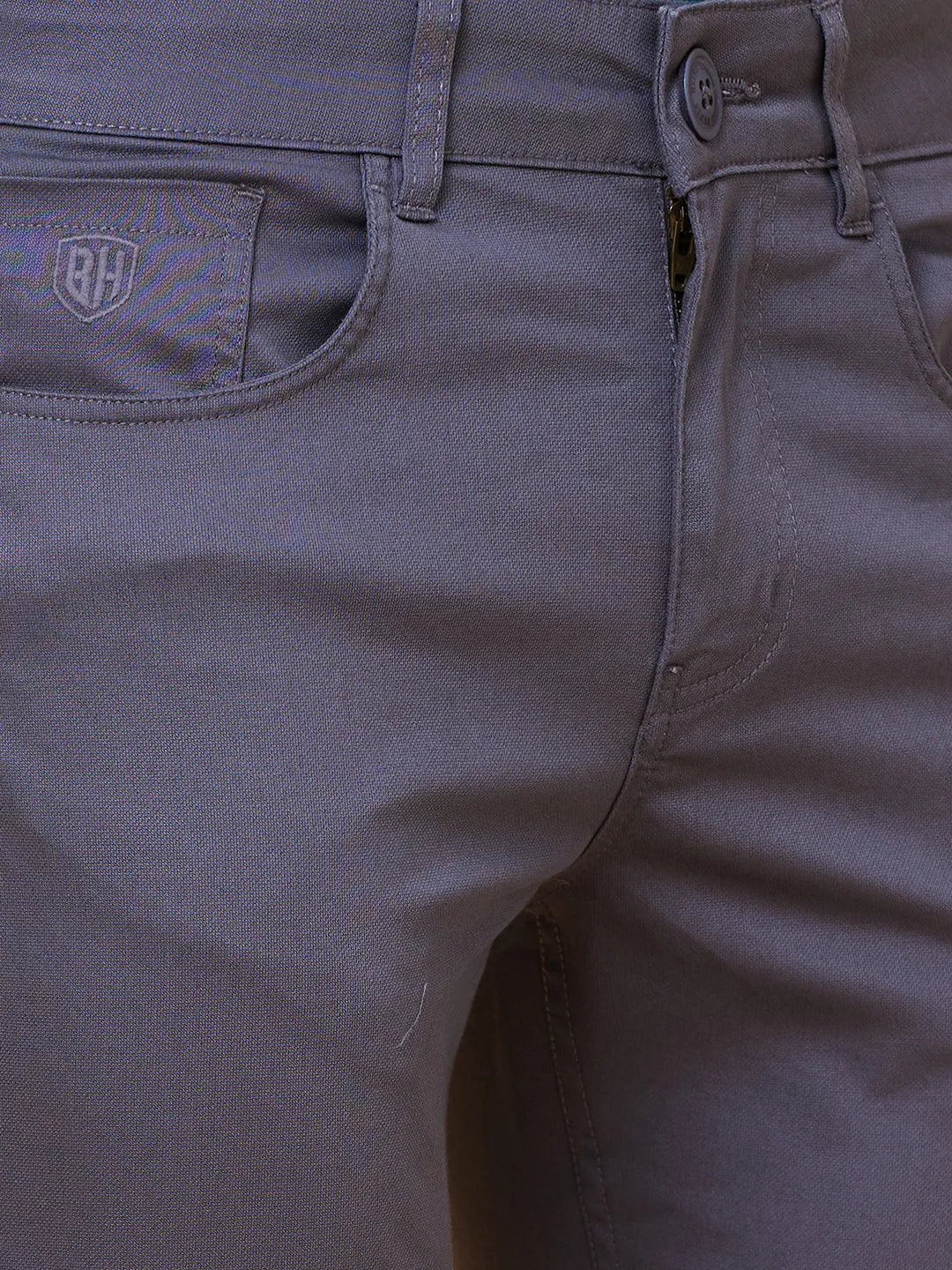 Grey Cropped Fit Men's Chinos by Being Human Clothing