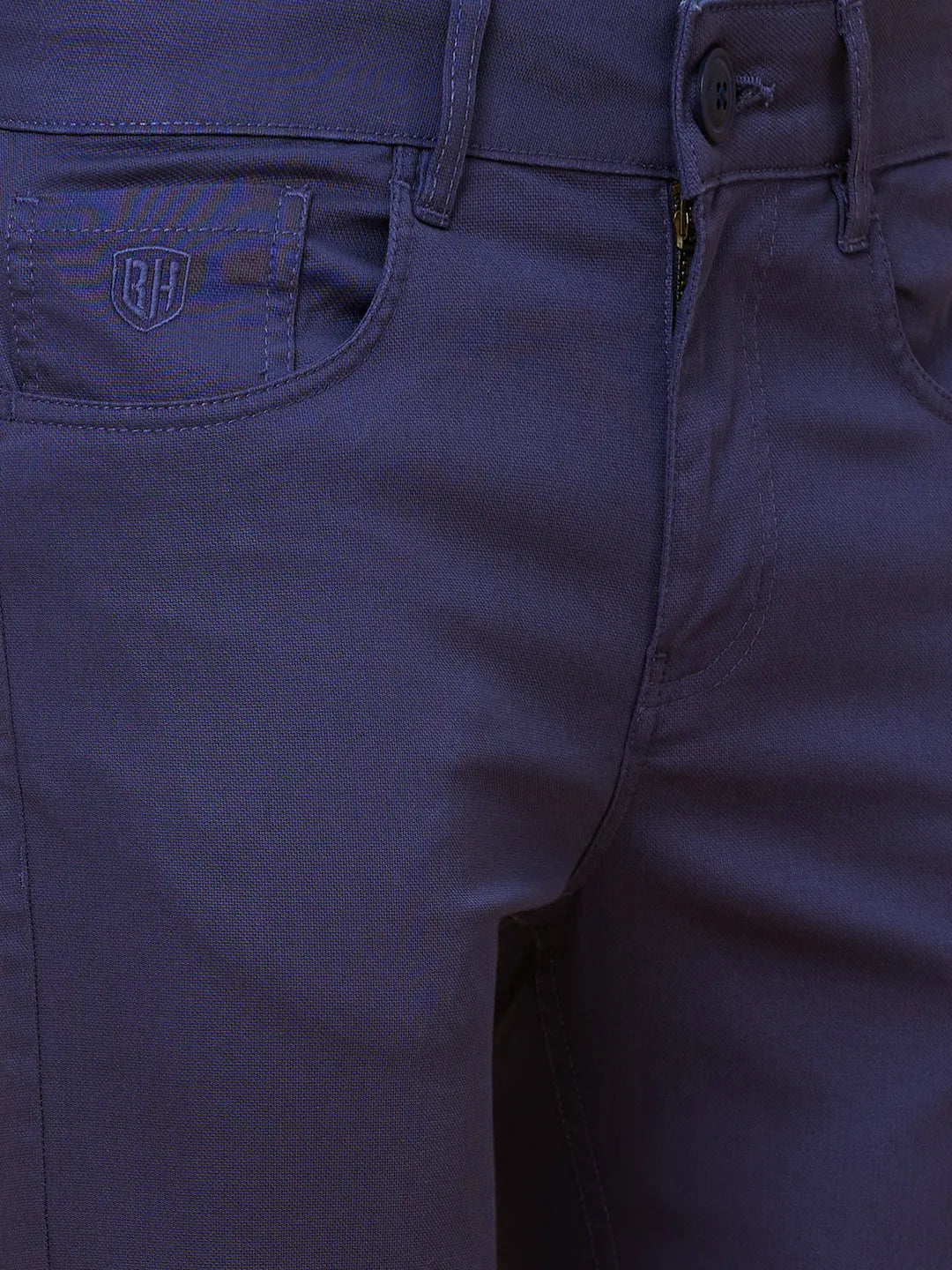 Being Human Clothing Men Cropped Fit Chino-Navy