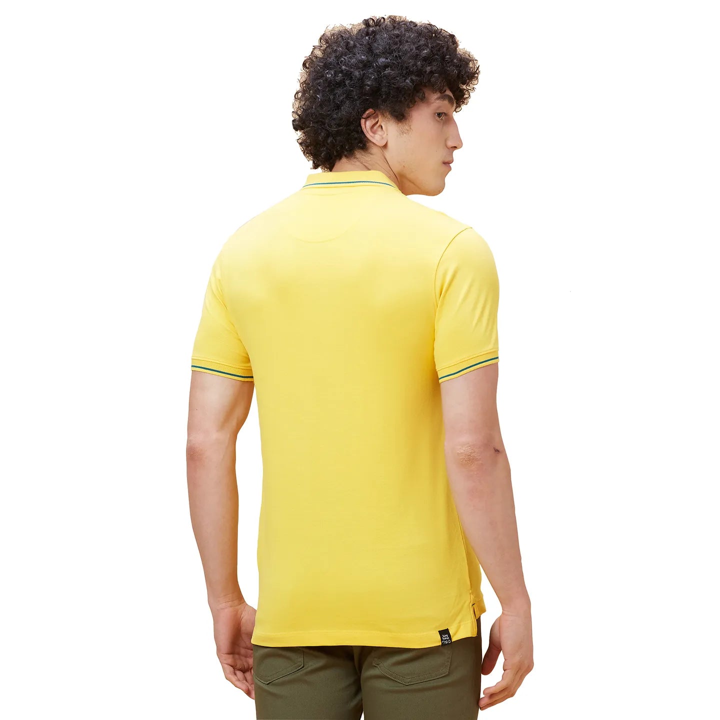 Being Human Clothing Men Cropped Fit Chino-Military Green