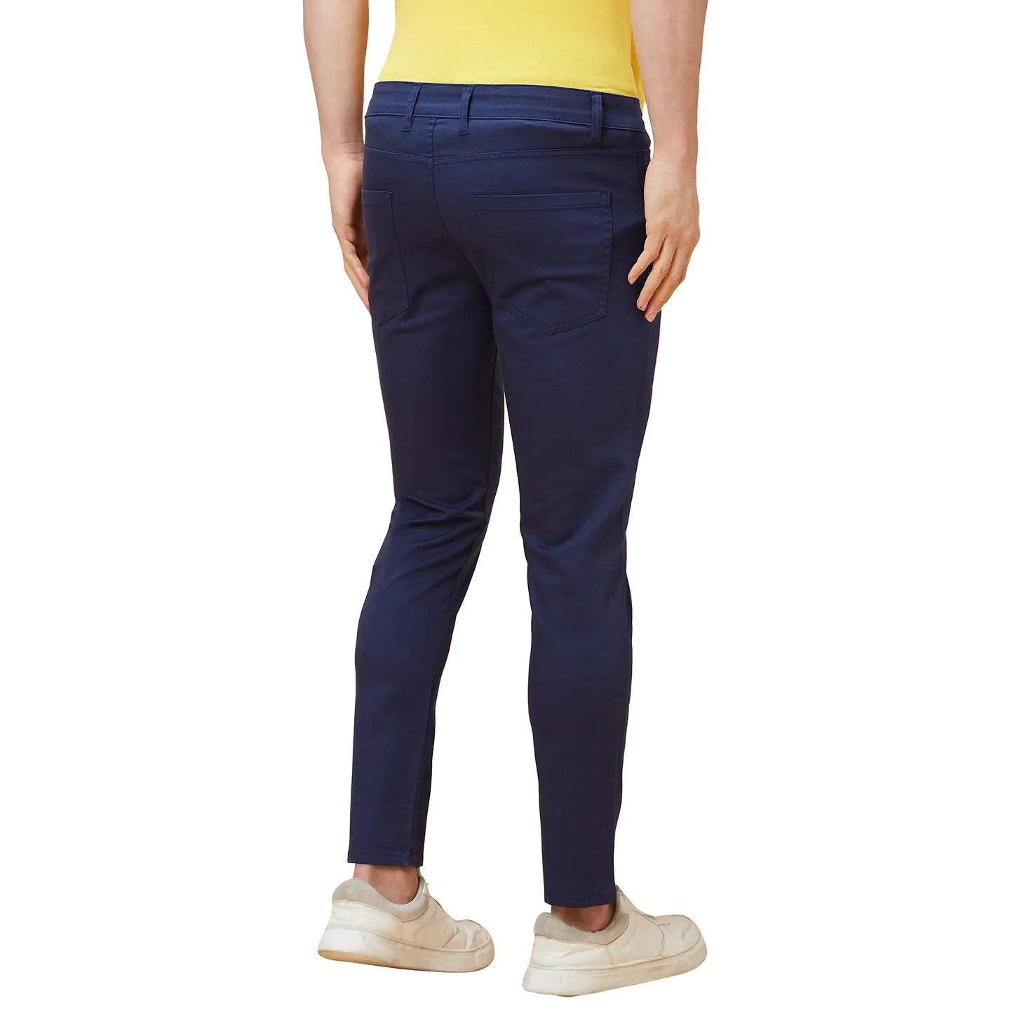 Being Human Clothing Men Cropped Fit Chino-Navy