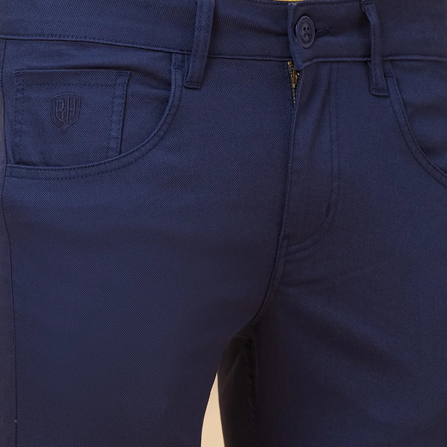 Being Human Clothing Men Cropped Fit Chino-Navy