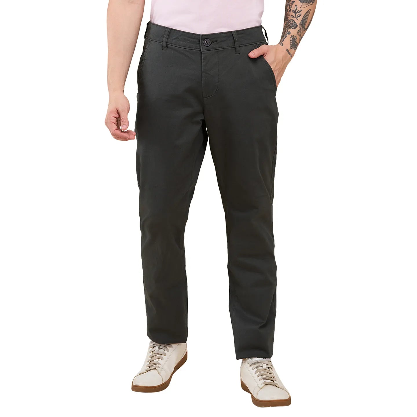 Being Human Clothing-Mens-Bottom-Chino Bottle Green