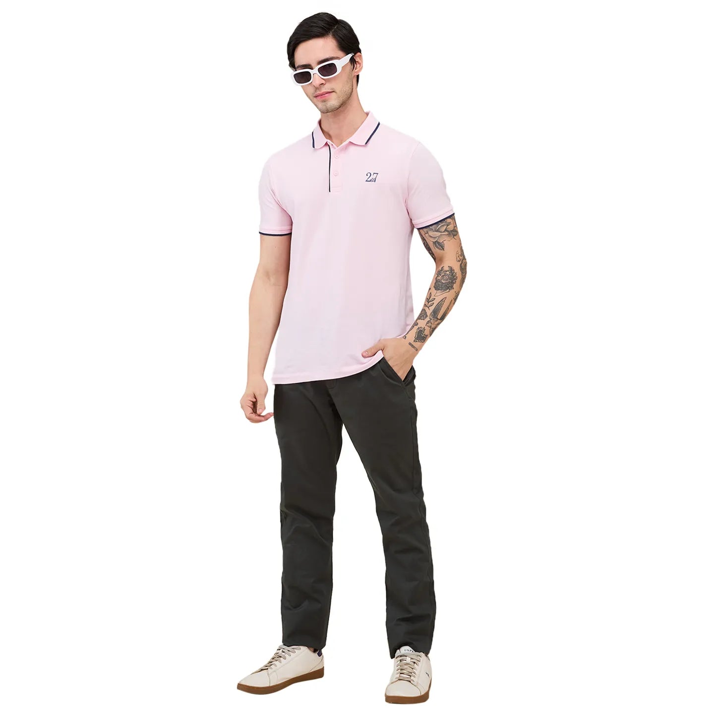 Being Human Clothing-Mens-Bottom-Chino Bottle Green