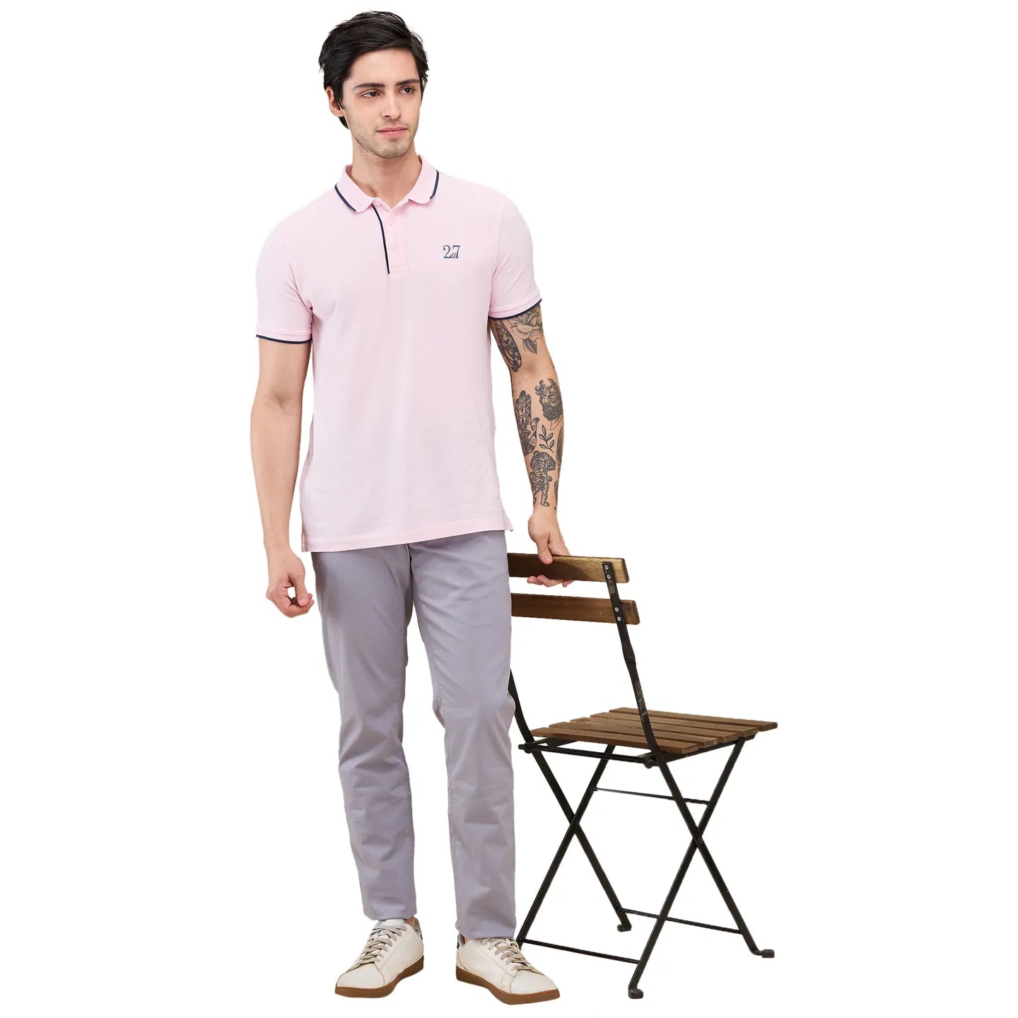 Being Human Clothing-Mens-Bottom-Chino Grey