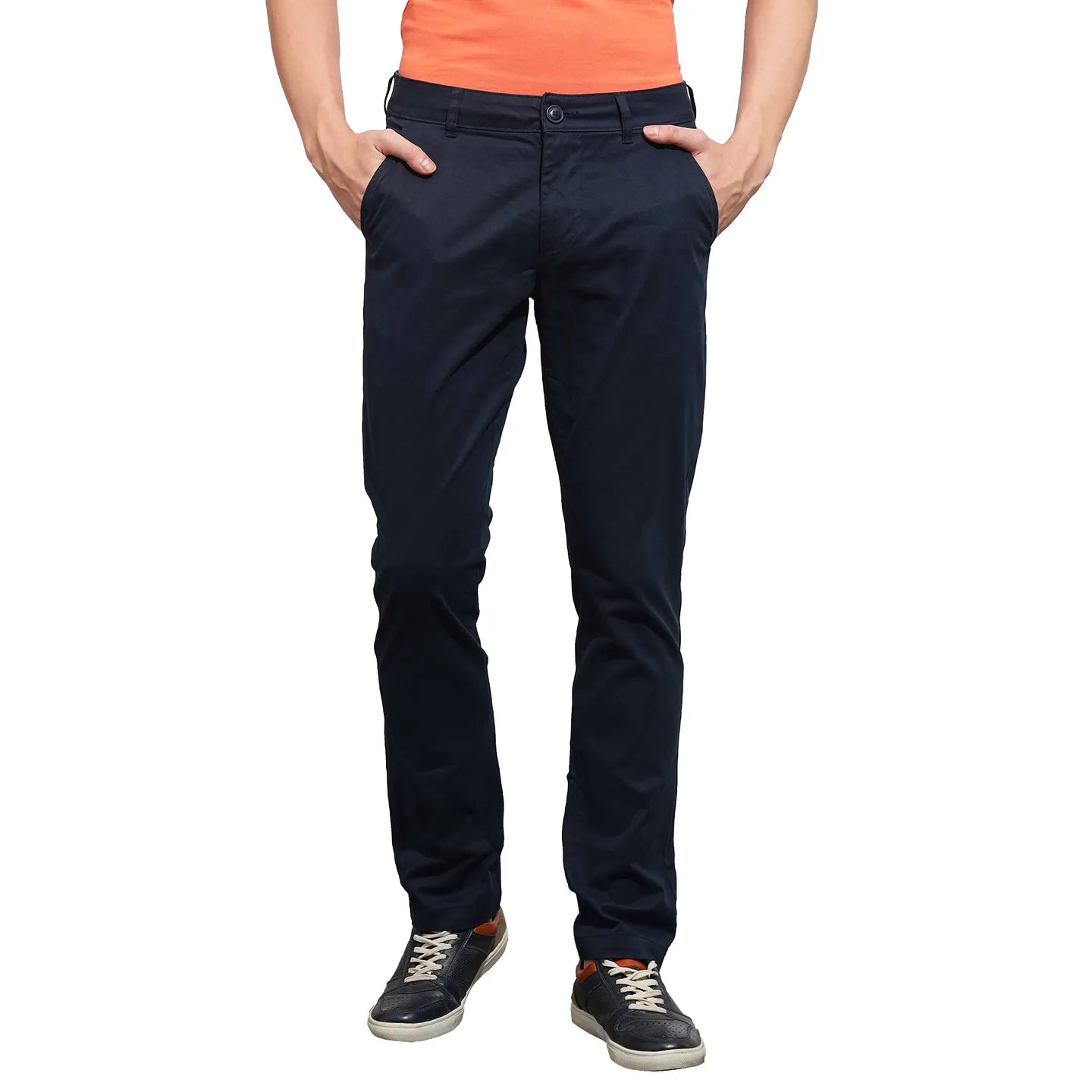Being Human Clothing Mens-Bottom Chino Navy