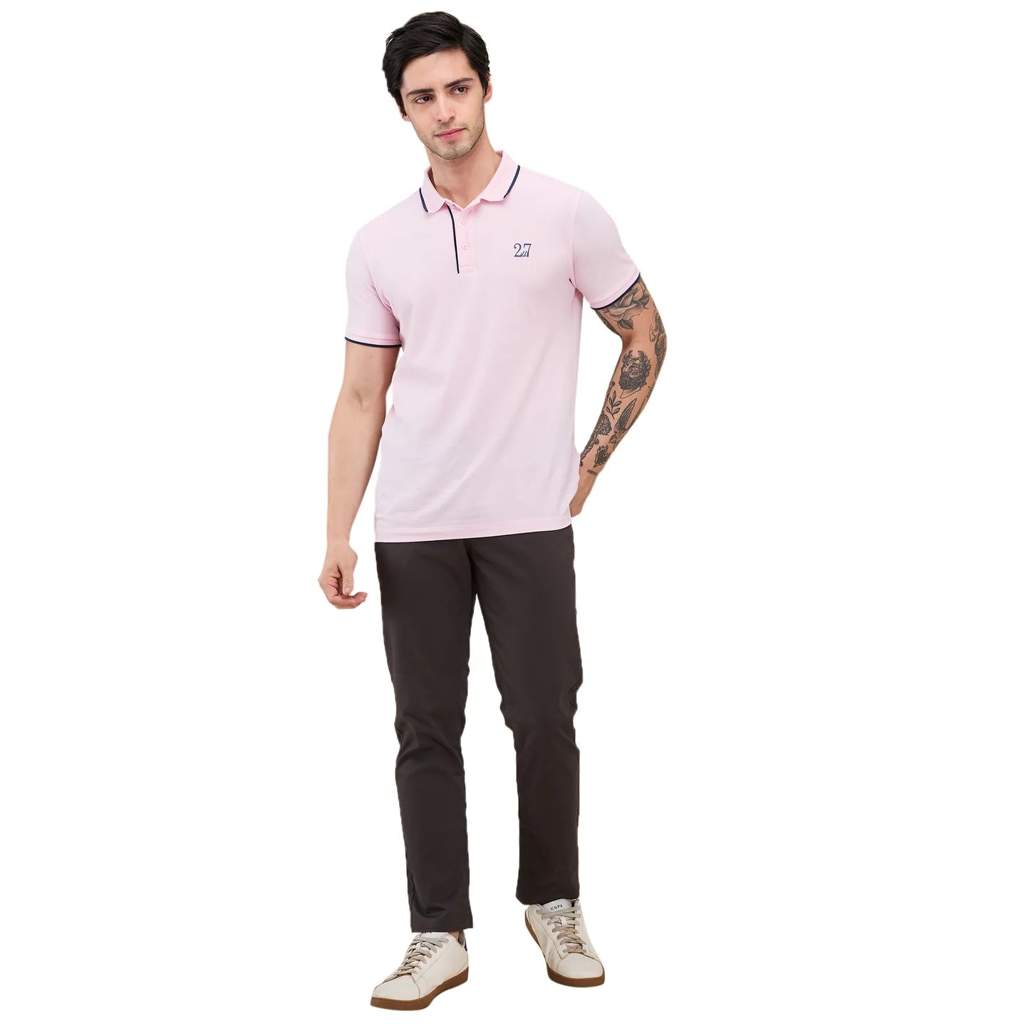 Being Human Clothing-Mens-Bottom-Chino Charcoal