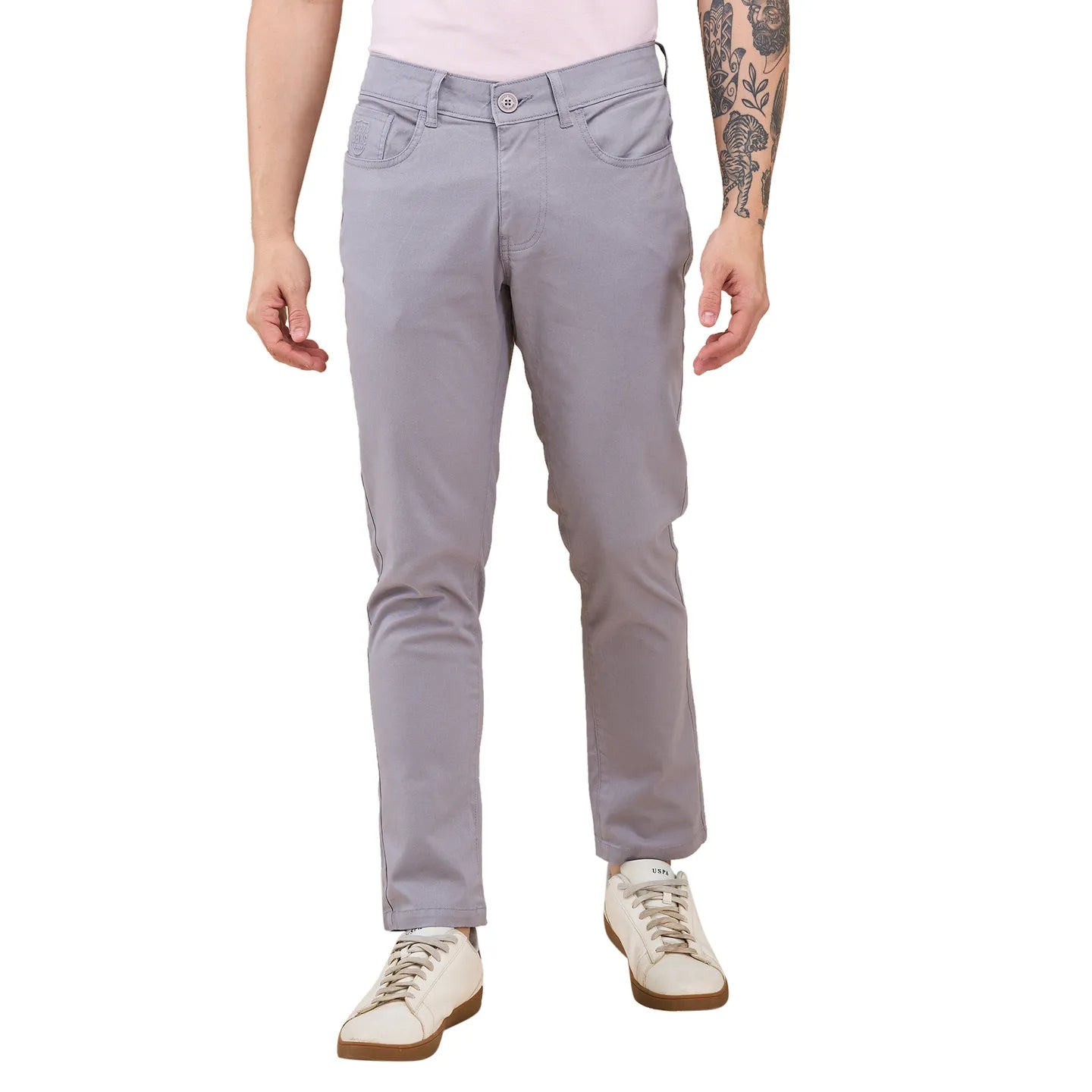 Being Human Clothing-Mens-Bottom-Chino Grey