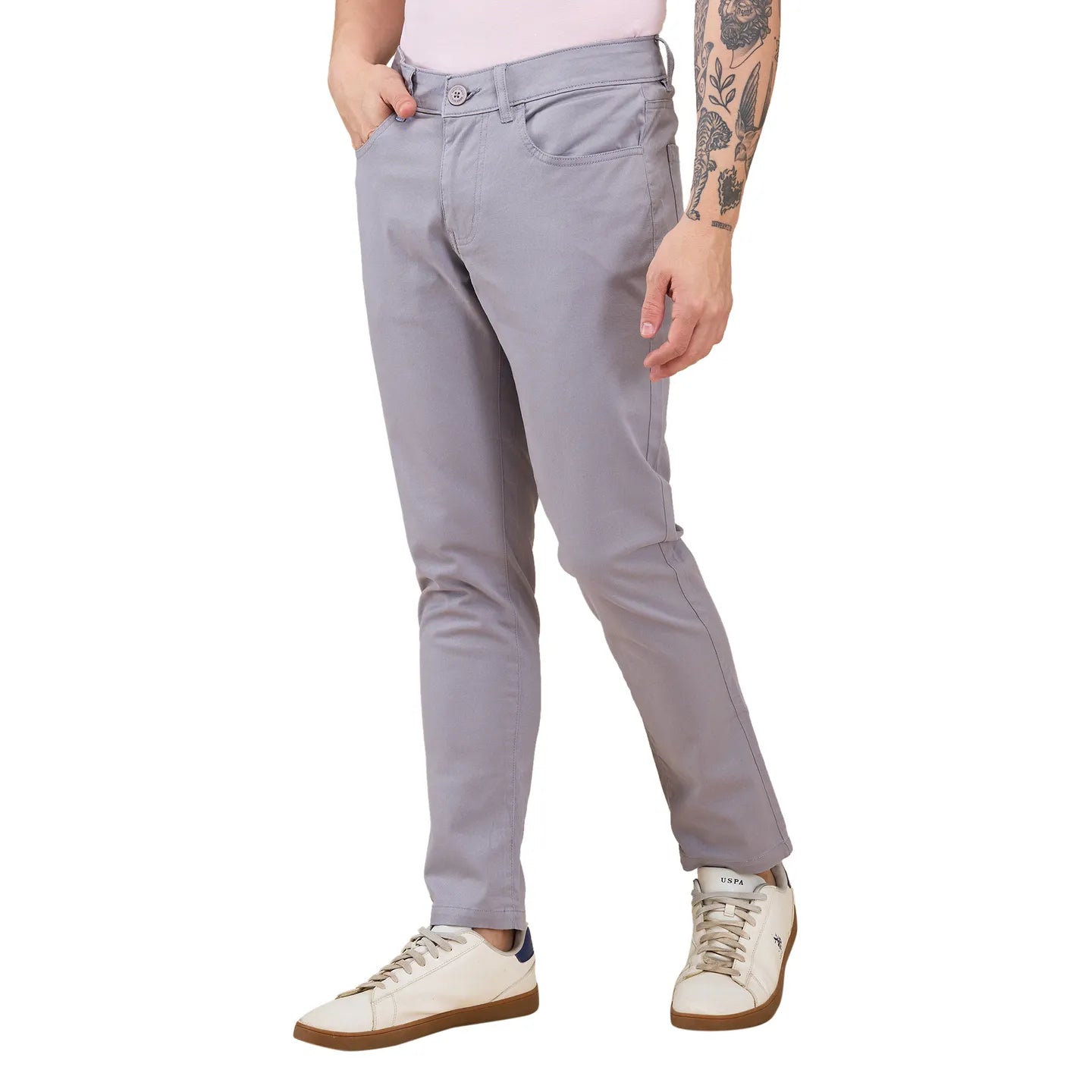 Being Human Clothing-Mens-Bottom-Chino Grey