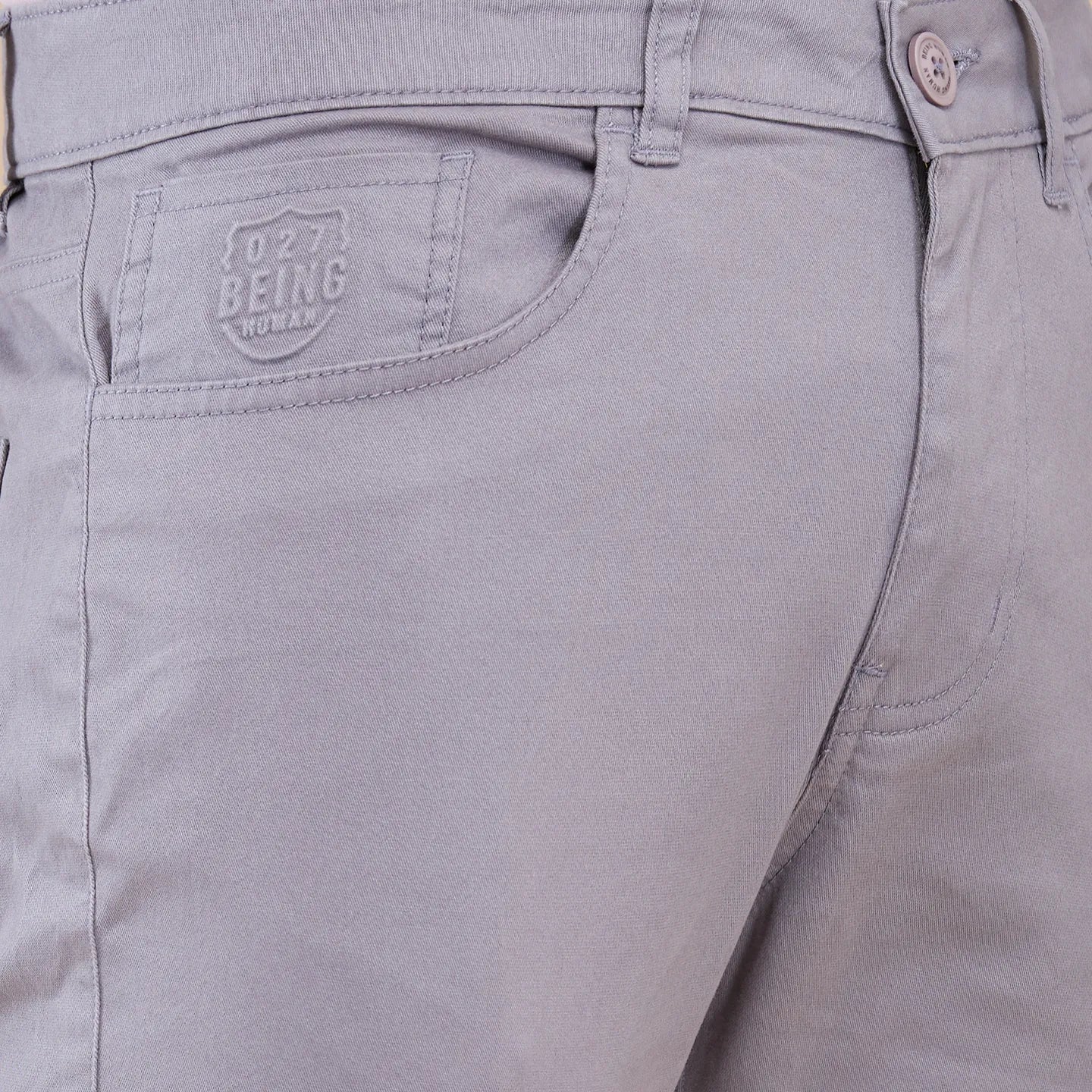 Being Human Clothing-Mens-Bottom-Chino Grey
