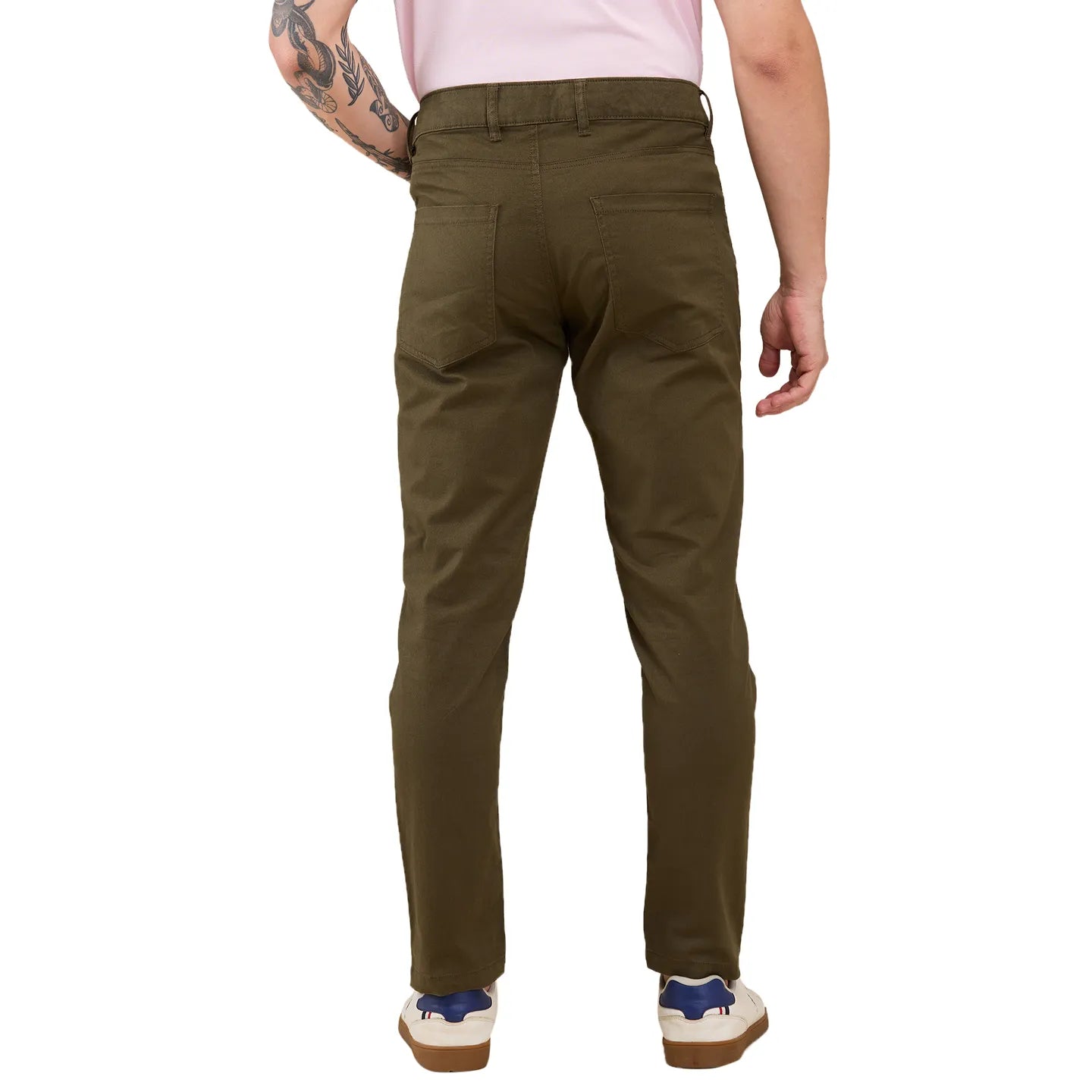 Being Human Clothing-Mens-Bottom-Chino Olive