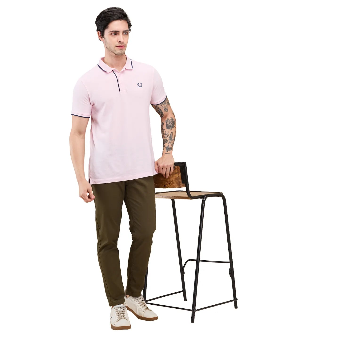 Being Human Clothing-Mens-Bottom-Chino Olive