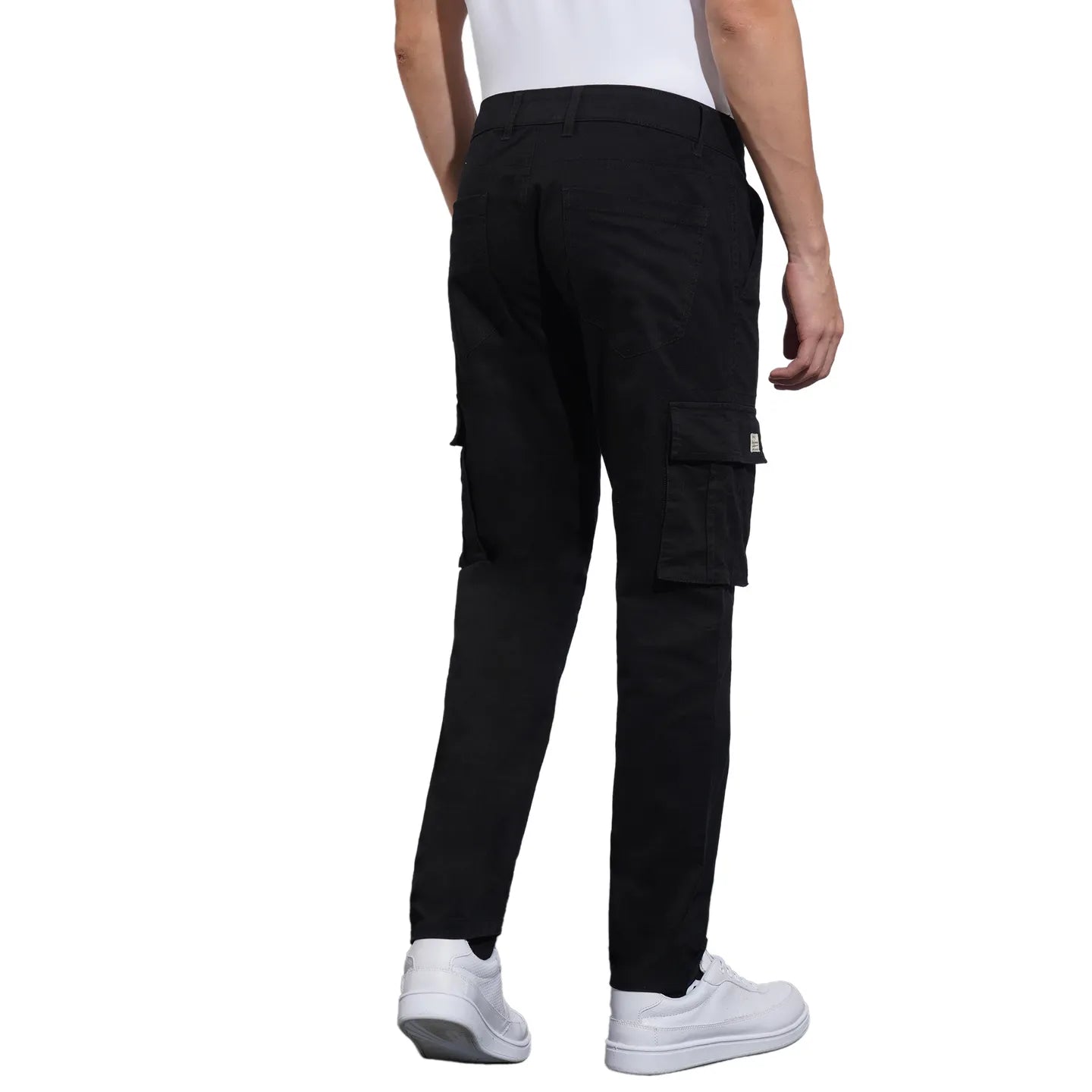 Being Human Clothing-Mens-Bottom-Cargo Black