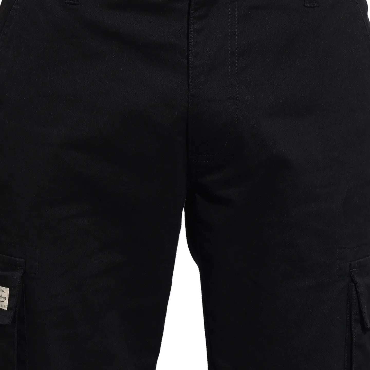 Being Human Clothing-Mens-Bottom-Cargo Black
